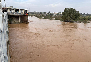 Aşağı Zap Nehri'nin su seviyesi yükseldi