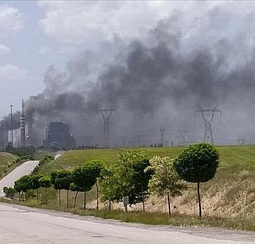 Türkiye'nin en büyük termik santralinde yangın çıktı!