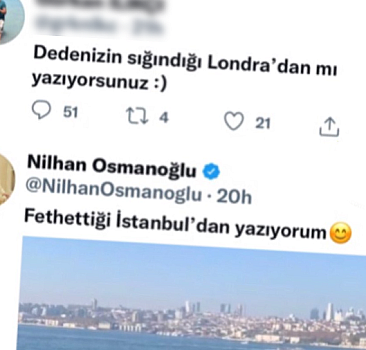 Nilhan Osmanoğlu'ndan 'efsane' cevap!