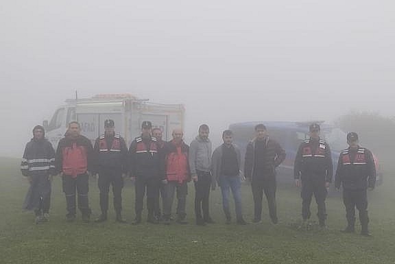 Nevşehir'de siste kaybolan gençler kurtarıldı