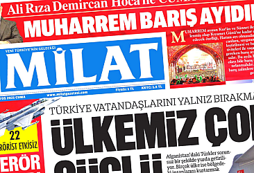 20 Ağustos 2021 Milat Gazetesi