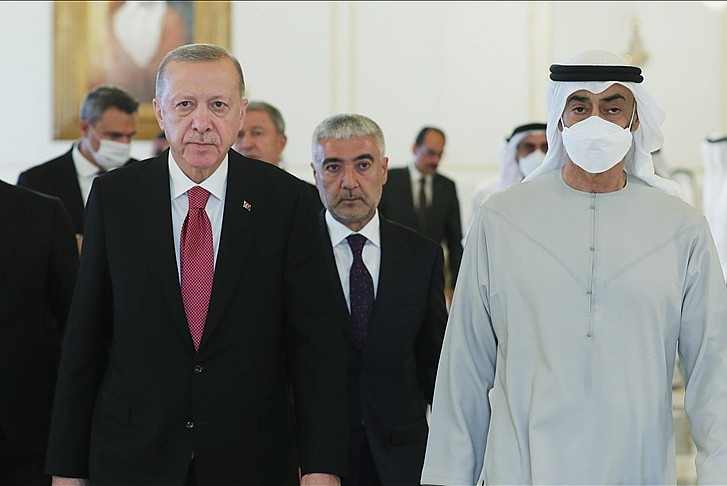 Erdoğan'dan BAE'ye taziye ziyareti gerçekleşti