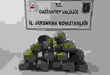 Gaziantep'te bir motosiklette 28 kilogram esrar ele geçirildi