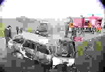 Tekirdağ'da otomobil ile minibüs çarpıştı: 1 ölü 3 yaralı