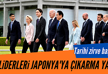 G7 Liderler Zirvesi 2023, Hiroşima'da başladı