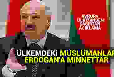 Avrupa ülkesinden şaşırtan ''Erdoğan'' açıklaması!
