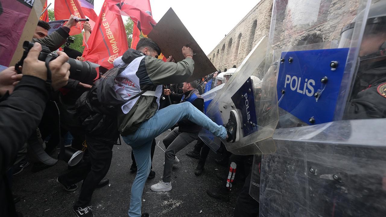 1 Mayıs'ta polislere saldıran 12 kişi adliyeye sevk edildi