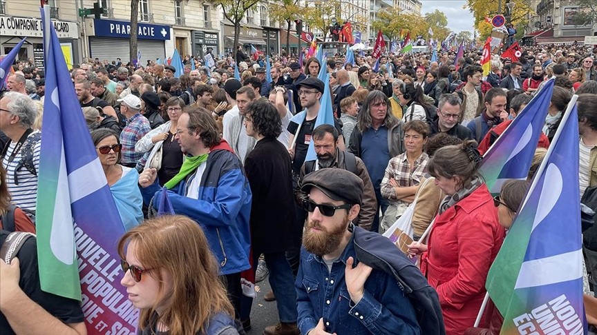 Fransa'da halk hayat pahalılığını protesto etti