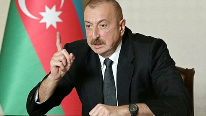 Aliyev canlı yayında meydan okudu
