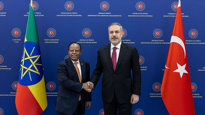Bakanı Fidan Etiyopyalı mevkidaşı ile görüştü