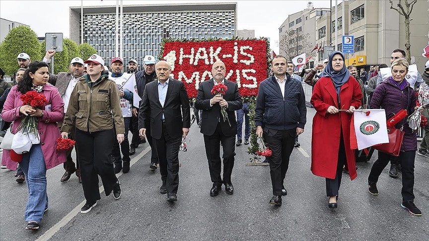 HAK-İŞ, Doğu Karadeniz'de 1 Mayıs Emek ve Dayanışma Günü'nü kutladı