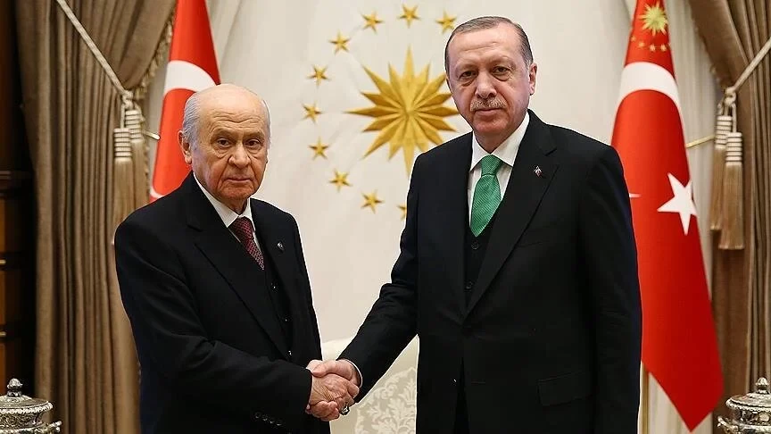 Cumhurbaşkanı Erdoğan, MHP Genel Başkanı Bahçeli'yi ziyaret etti