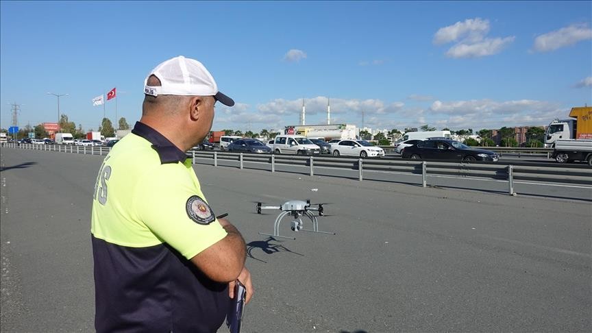 Datça'da dron destekli kırmızı ışık ihlali denetimi yapıldı