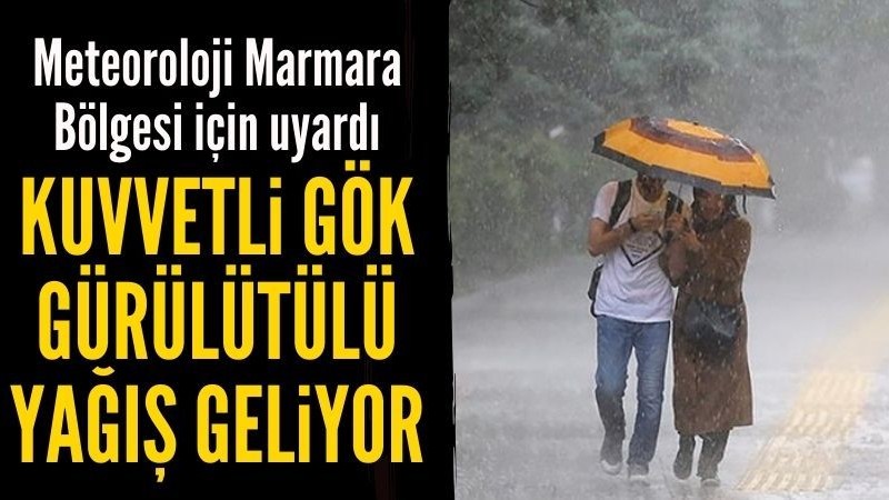 Kavurucu sıcaklara 1 gün ara: Marmara'ya yağış geliyor