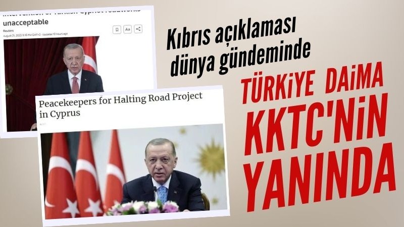 Erdoğan'ın Kıbrıs açıklaması dünya basınında