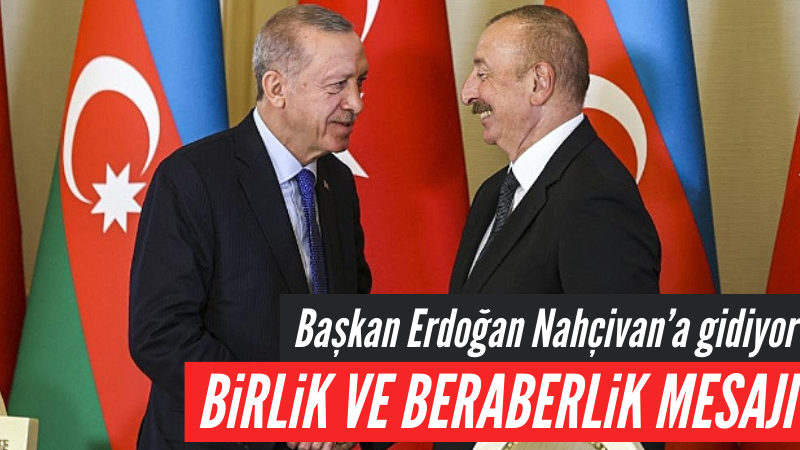 Başkan Erdoğan Nahçıvan'da Karabağı değerlendirecek