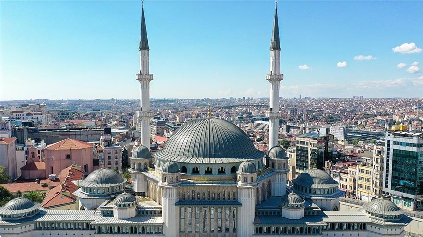 ​Taksim'e yapılan camide sona yaklaşıldı