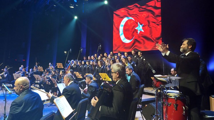 Bilecik'te Polis Akademisinden Zafer Bayramı konseri