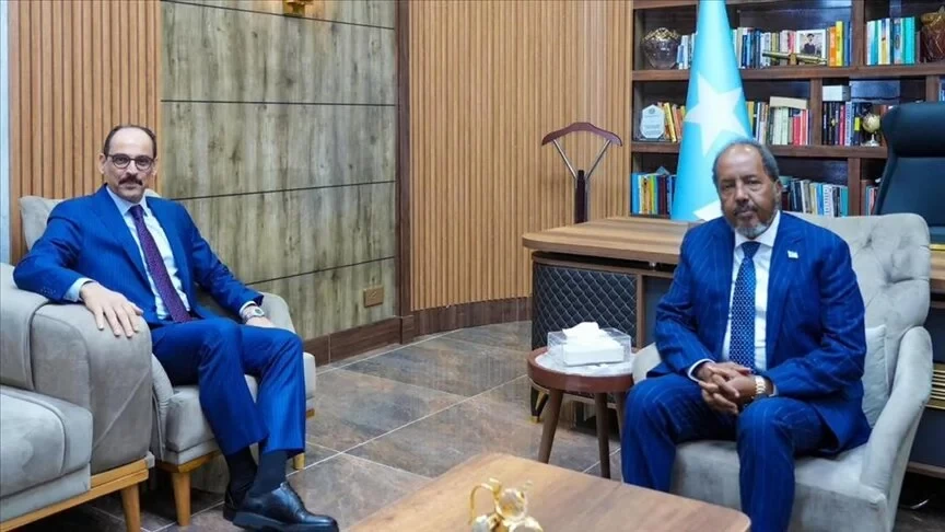 MİT Başkanı Kalın, Somali Cumhurbaşkanı ile görüştü
