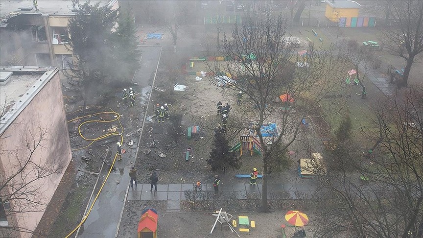 Kiev'de helikopter kazası: Ukrayna İçişleri Bakanı hayatını kaybetti