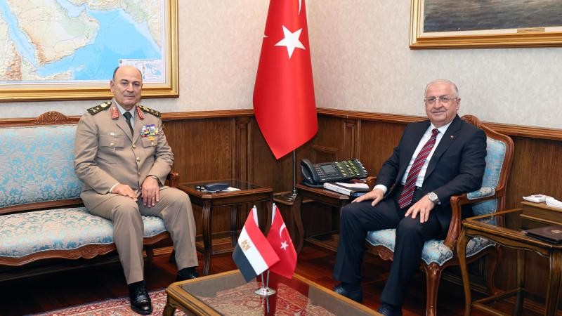 Bakan Güler Mısır Genelkurmay Başkanı Korgeneral Askar'ı kabul etti
