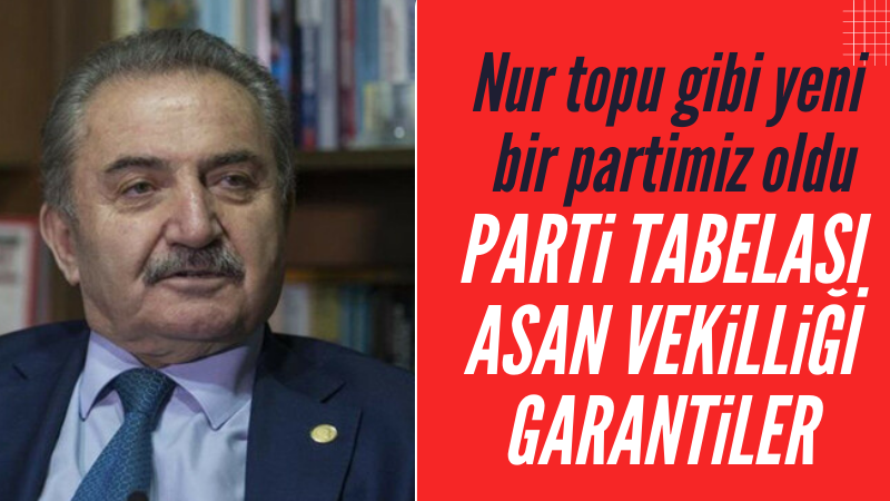 Eski bakan Namık Kemal Zeybek ATA Parti'yi kurdu