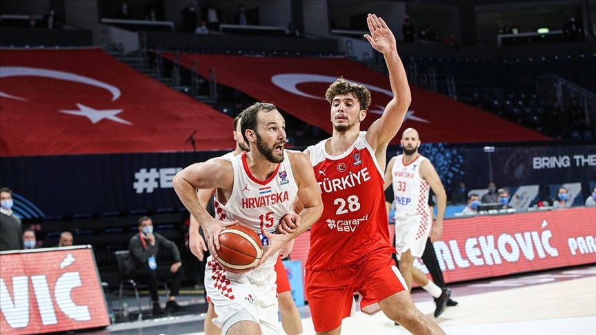 A Milli Erkek Basketbol Takımı Hırvatistan'a yenildi