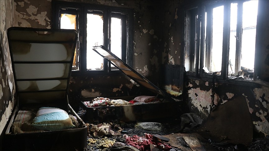 Ağrı'da yangın: Baba ve 2 çocuğu yaşamını yitirdi