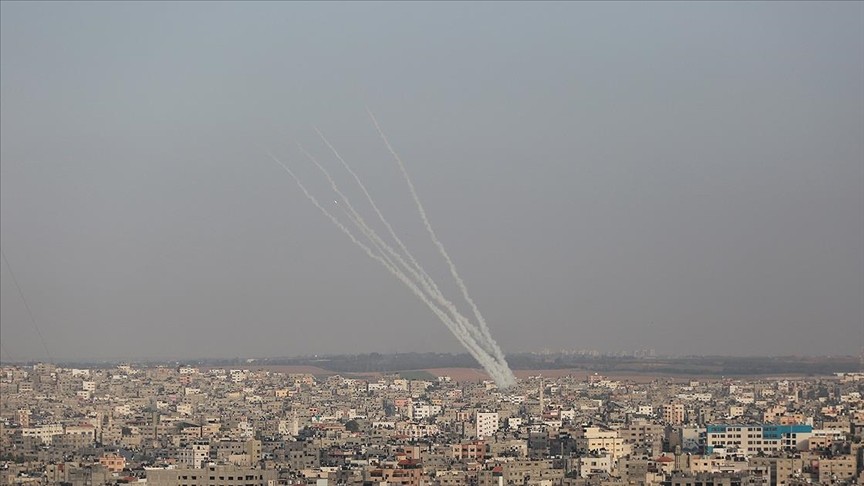 Hıdır Adnan'ın ölümünün ardından Gazze'den İsrail'e onlarca roket atıldı