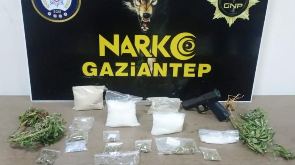 Gaziantep'te uyuşturucu operasyonunda 10 şüpheli yakalandı