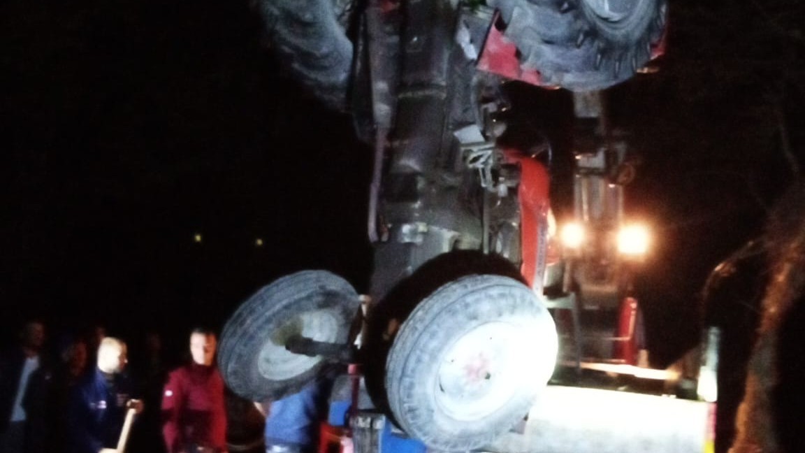 Karabük'te uçuruma devrilen traktörün sürücüsü hayatını kaybetti