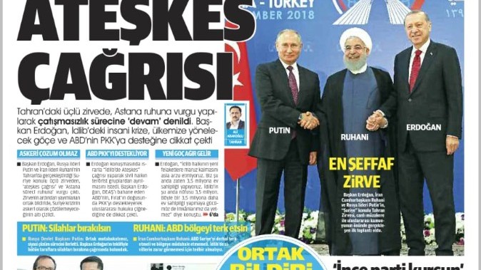 Milat Gazetesi'nin 1. Sayfası