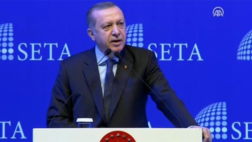 Reis-i Cumhur Erdoğan SETA'da konuştu