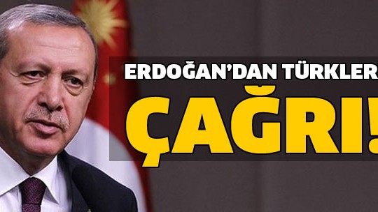 Erdoğan'dan Hollanda'daki Türklere çağrı