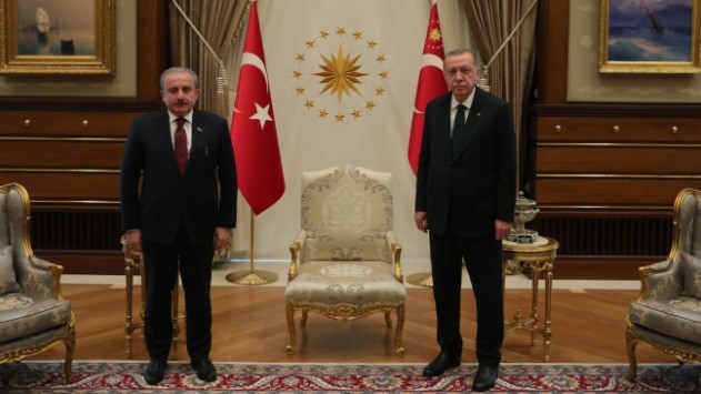 Başkan Erdoğan Şentop''u kabul etti