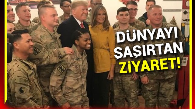 Trump çifti Irak''ta