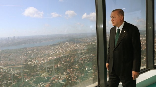 Erdoğan Çamlıca Kulesi''ni inceledi