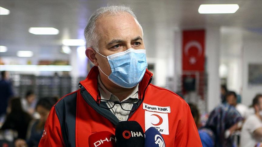 Türk Kızılay sağlık çalışanlarına iftar verdi