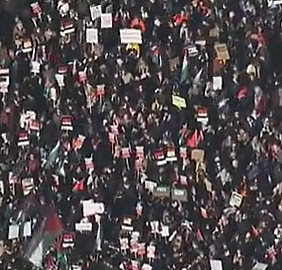 Londra'da Gazze için yürüyüşler devam ediyor