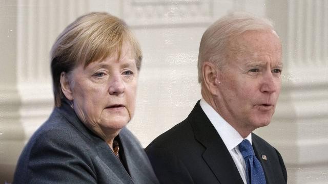 Biden ve Merkel'den Ukrayna'ya destek