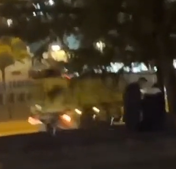 Zırhlı araçlar Moskova'da görüntülendi