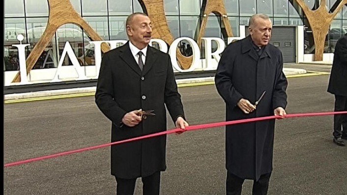 Karabağ'da tarihi gün! Erdoğan ve Aliyev birlikte açtı