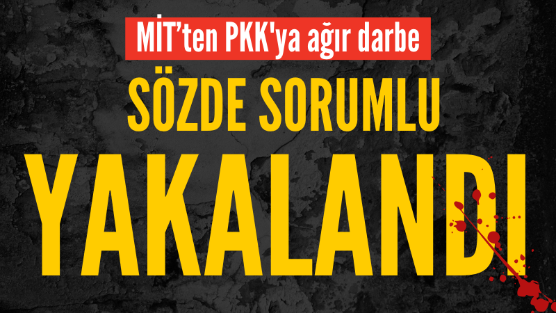 PKK'nın sözde sorumlusu yakalandı