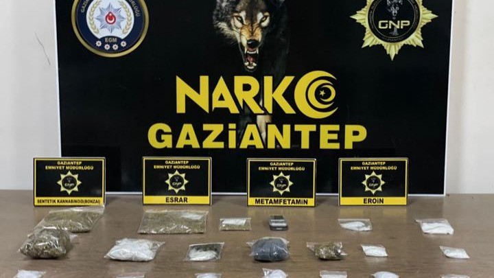 Gaziantep'te uyuşturucu operasyonunda 14 şüpheli yakalandı