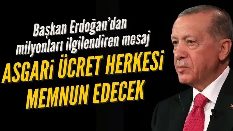 Erdoğan kabine sonrası konuştu: Asgari ücret işçilerimizin onayını alacak