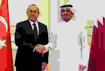 Çavuşoğlu, Katar'lı mevkidaşı ile görüştü