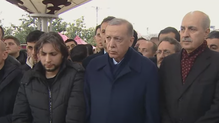 Başkan Erdoğan Baltacı'nın cenaze törenine katıldı