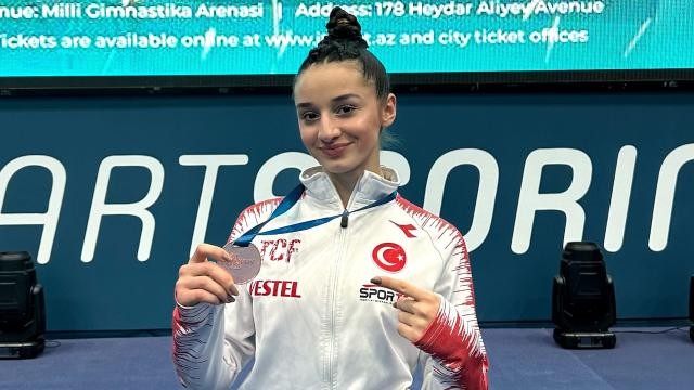 Milli cimnastikçi Sevgi Seda Kayışoğlu bronz madalya kazandı