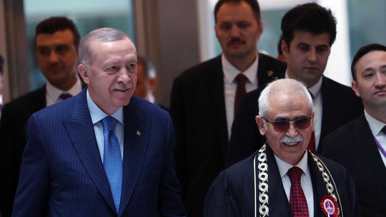 Başkan Erdoğan Anayasa Mahkemesi'ndeki törene katıldı