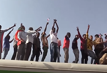 Sudan'da sivil yönetim isteyenler gösteri düzenledi